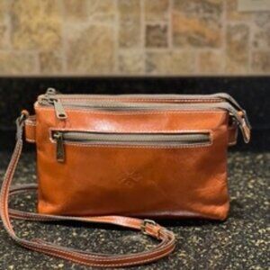 Patricia Nash Moscava Double Zip Crossbody Purse